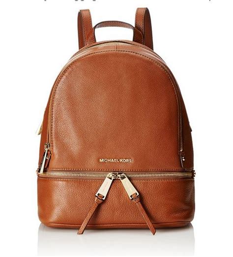 michael michael kors rhea small leather backpack style 30s5gezb1l|Rhea Medium Leather Backpack .